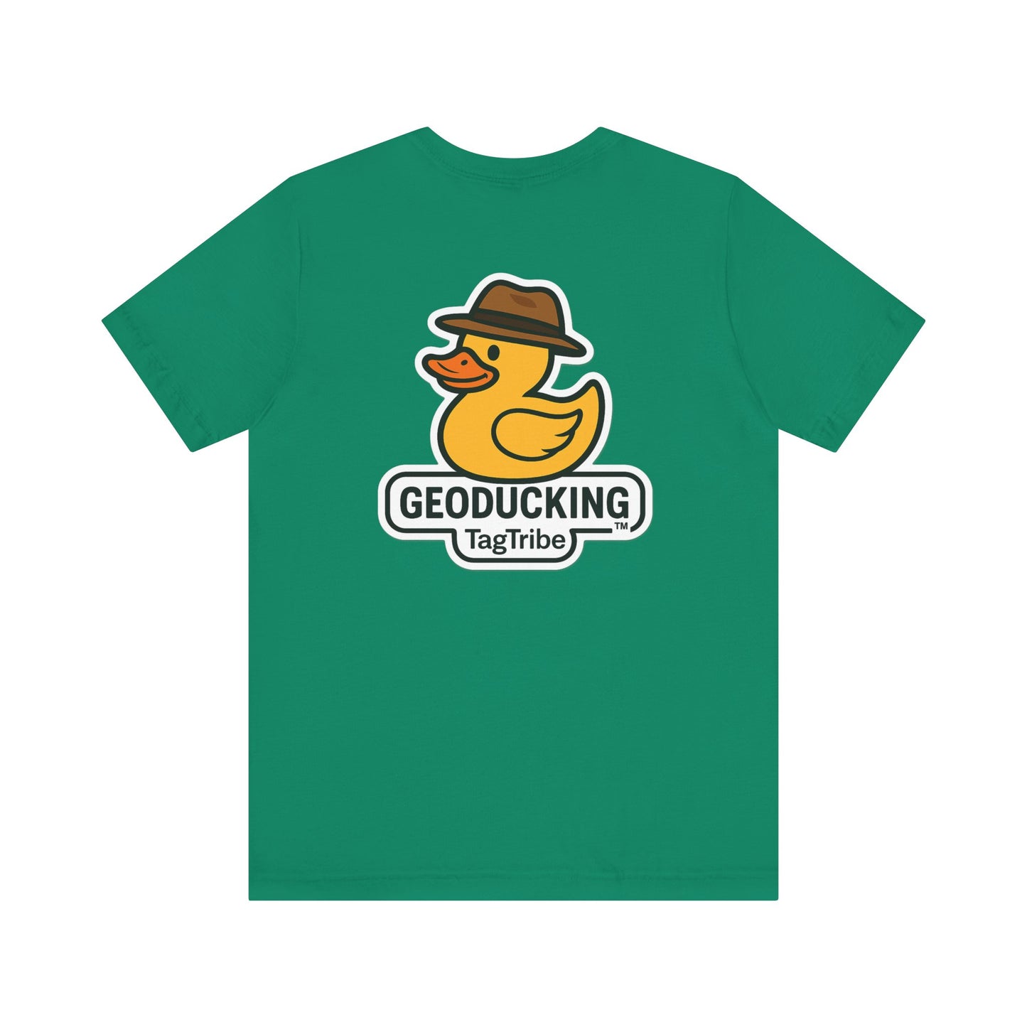 GEODUCKING 1st Gen Front and Back- Tee - Front- Unisex Jersey Short Sleeve Tee