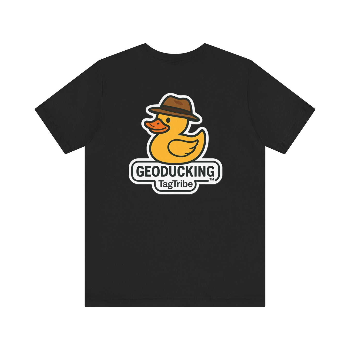 GEODUCKING 1st Gen Front and Back- Tee - Front- Unisex Jersey Short Sleeve Tee