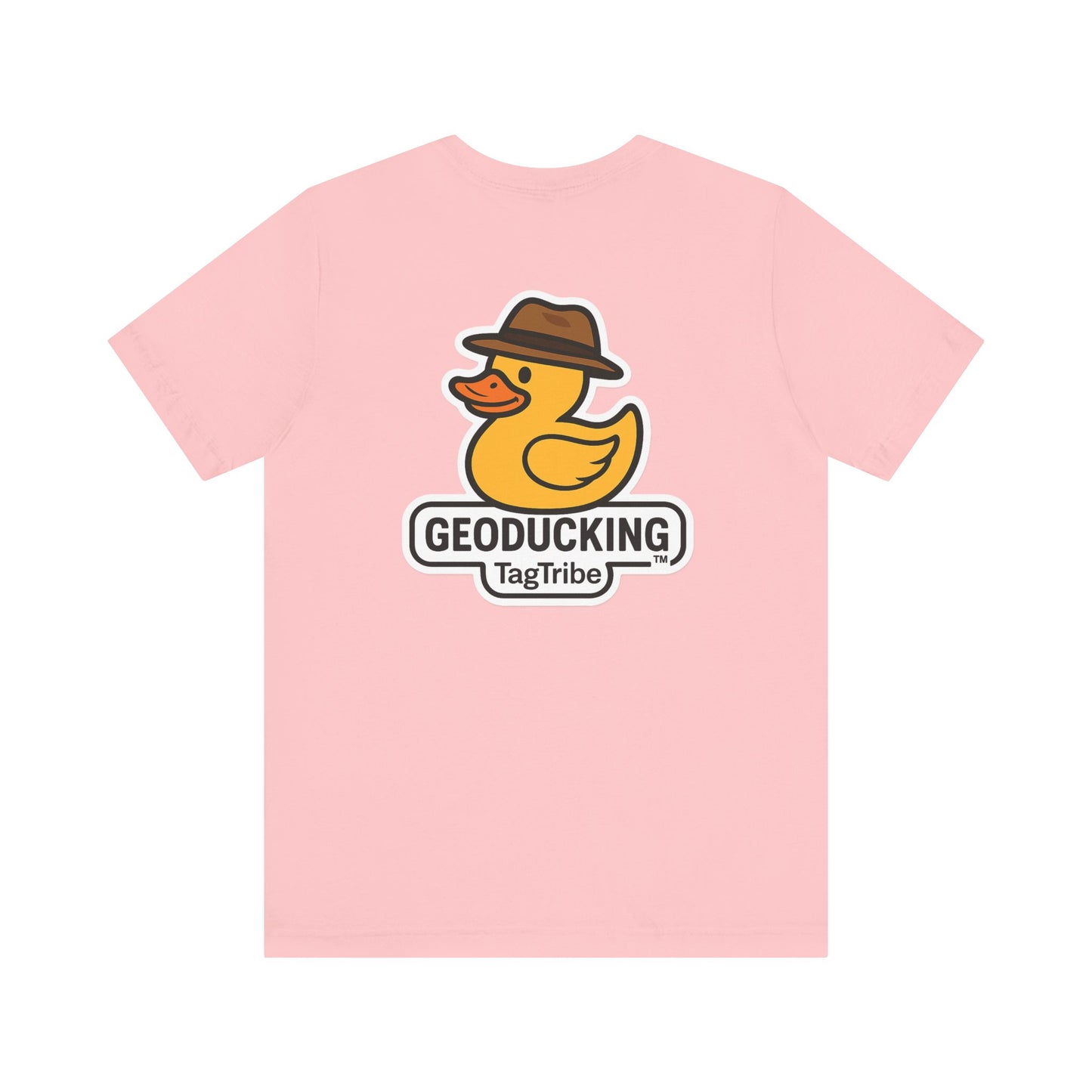 GEODUCKING 1st Gen Front and Back- Tee - Front- Unisex Jersey Short Sleeve Tee