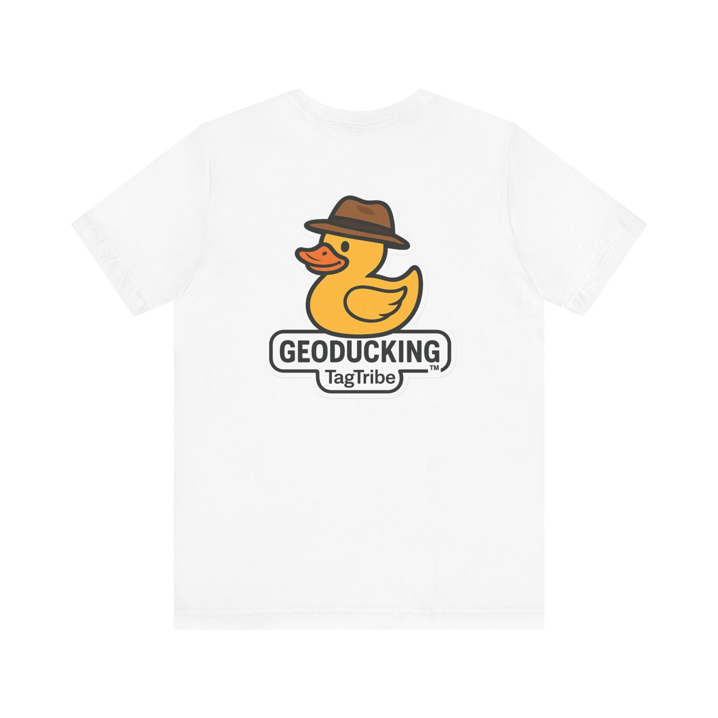 GEODUCKING 1st Gen Front and Back- Tee - Front- Unisex Jersey Short Sleeve Tee