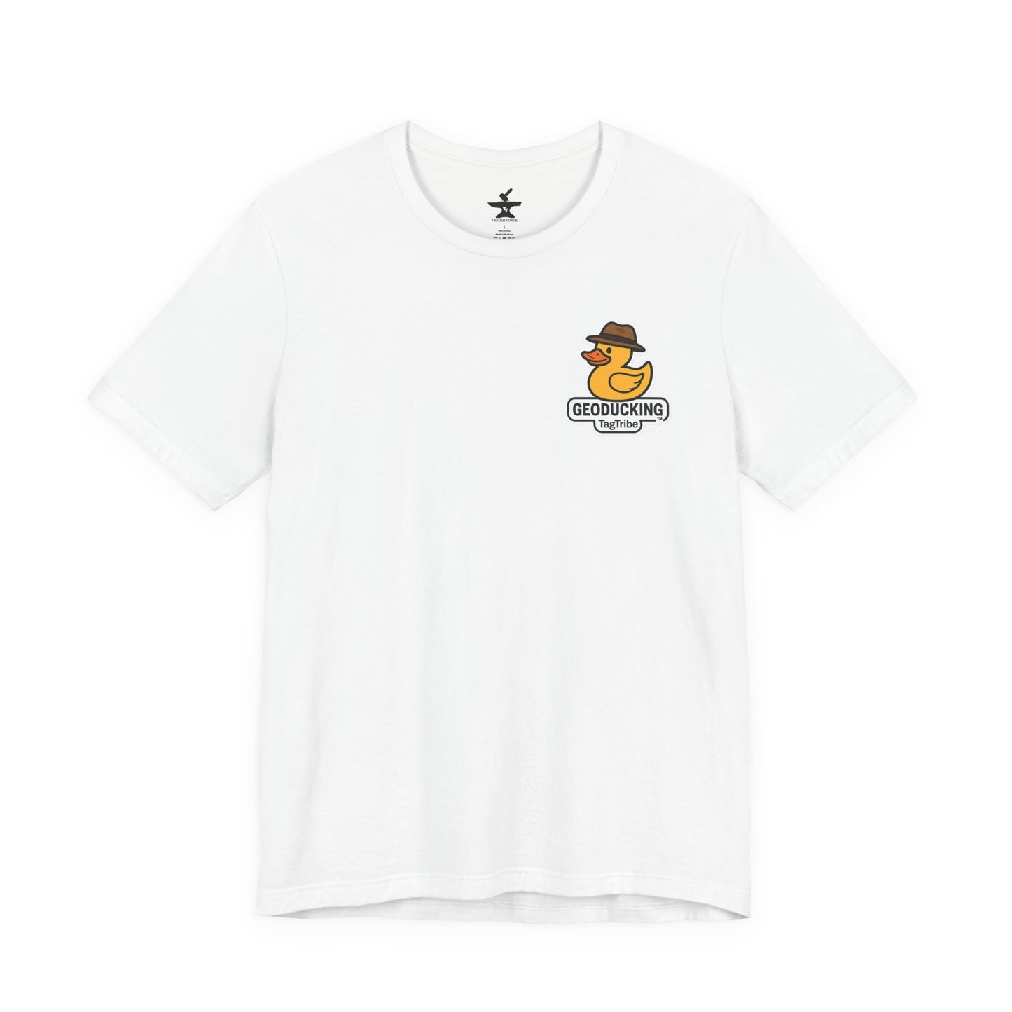 GEODUCKING 1st Gen Front and Back- Tee - Front- Unisex Jersey Short Sleeve Tee