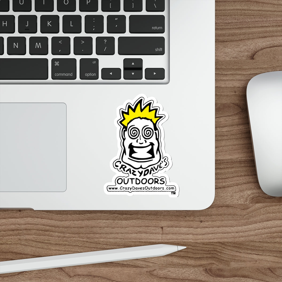 Crazy Dave's Outdoors Die-Cut Stickers | Fun Décor for Laptops, Water Bottles, and Gear | Ideal for Camping, Hiking, and Sports Enthusiasts