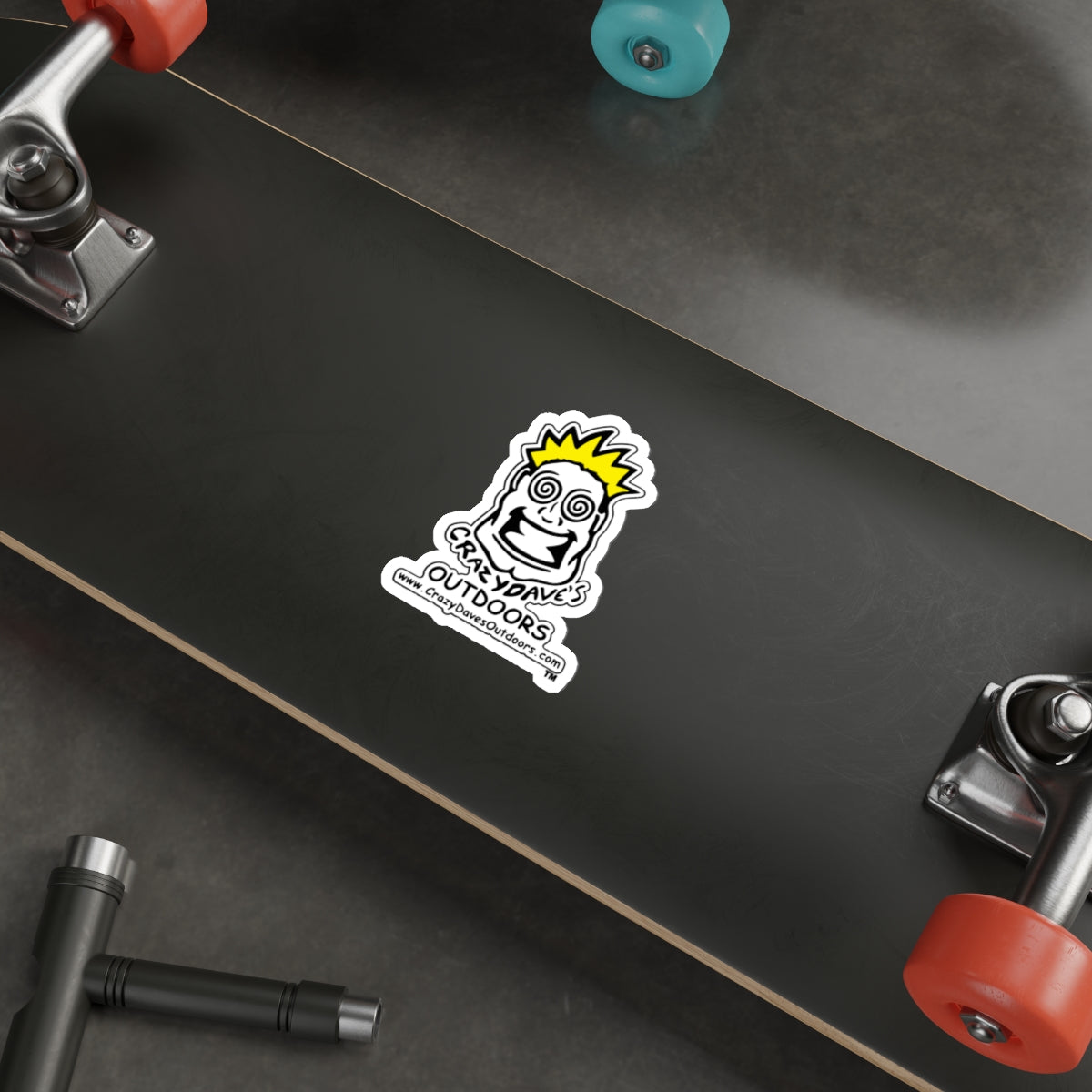 Crazy Dave's Outdoors Die-Cut Stickers | Fun Décor for Laptops, Water Bottles, and Gear | Ideal for Camping, Hiking, and Sports Enthusiasts