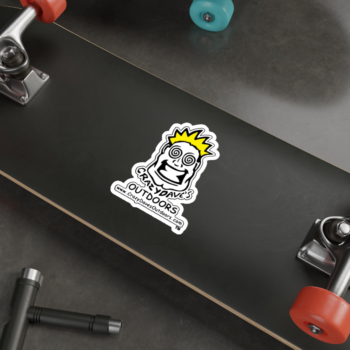 Crazy Dave's Outdoors Die-Cut Stickers | Fun Décor for Laptops, Water Bottles, and Gear | Ideal for Camping, Hiking, and Sports Enthusiasts