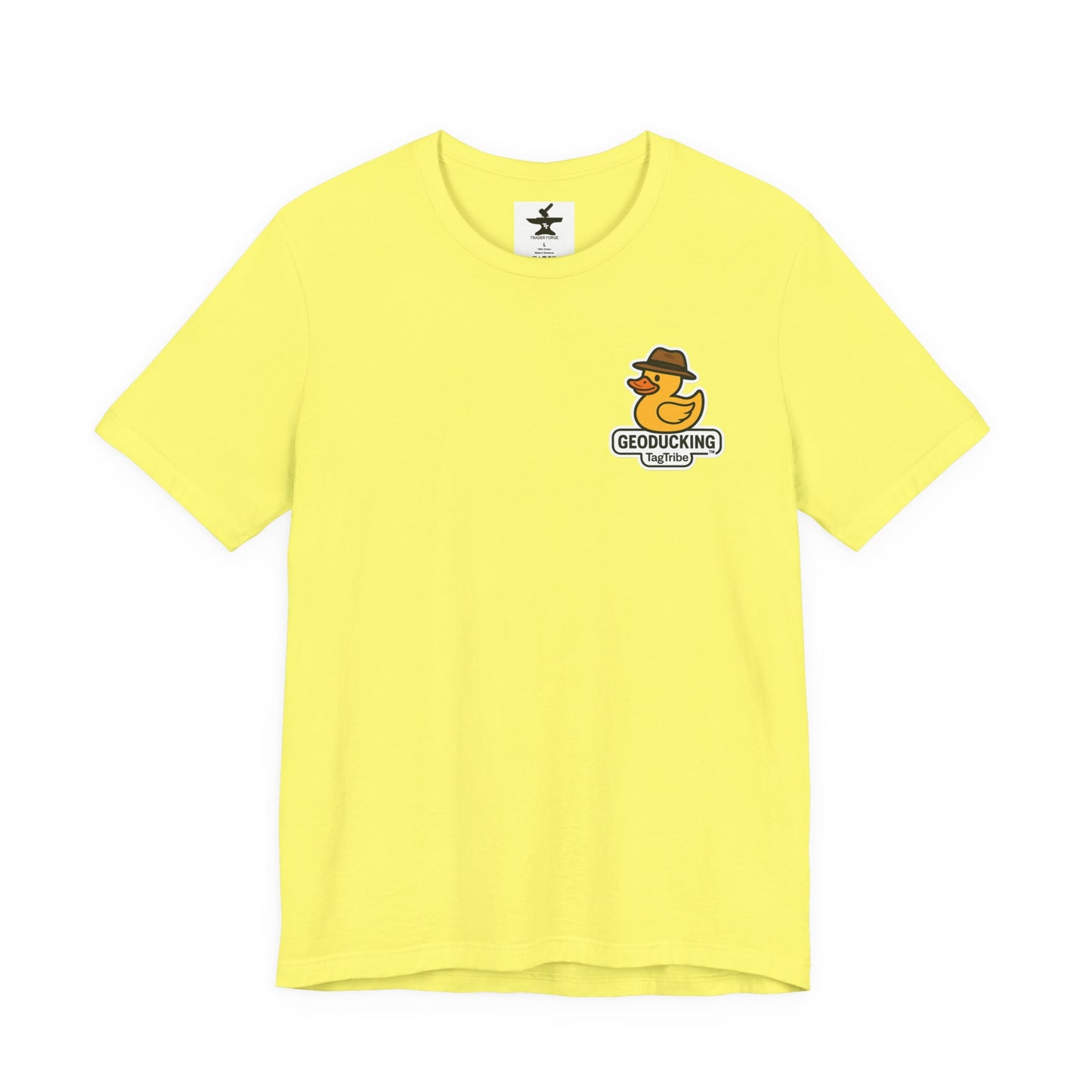 GEODUCKING 1st Gen Front and Back- Tee - Front- Unisex Jersey Short Sleeve Tee
