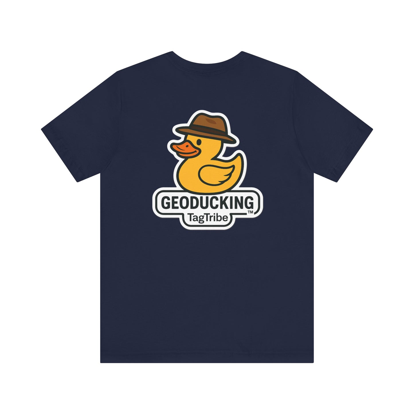 GEODUCKING 1st Gen Front and Back- Tee - Front- Unisex Jersey Short Sleeve Tee
