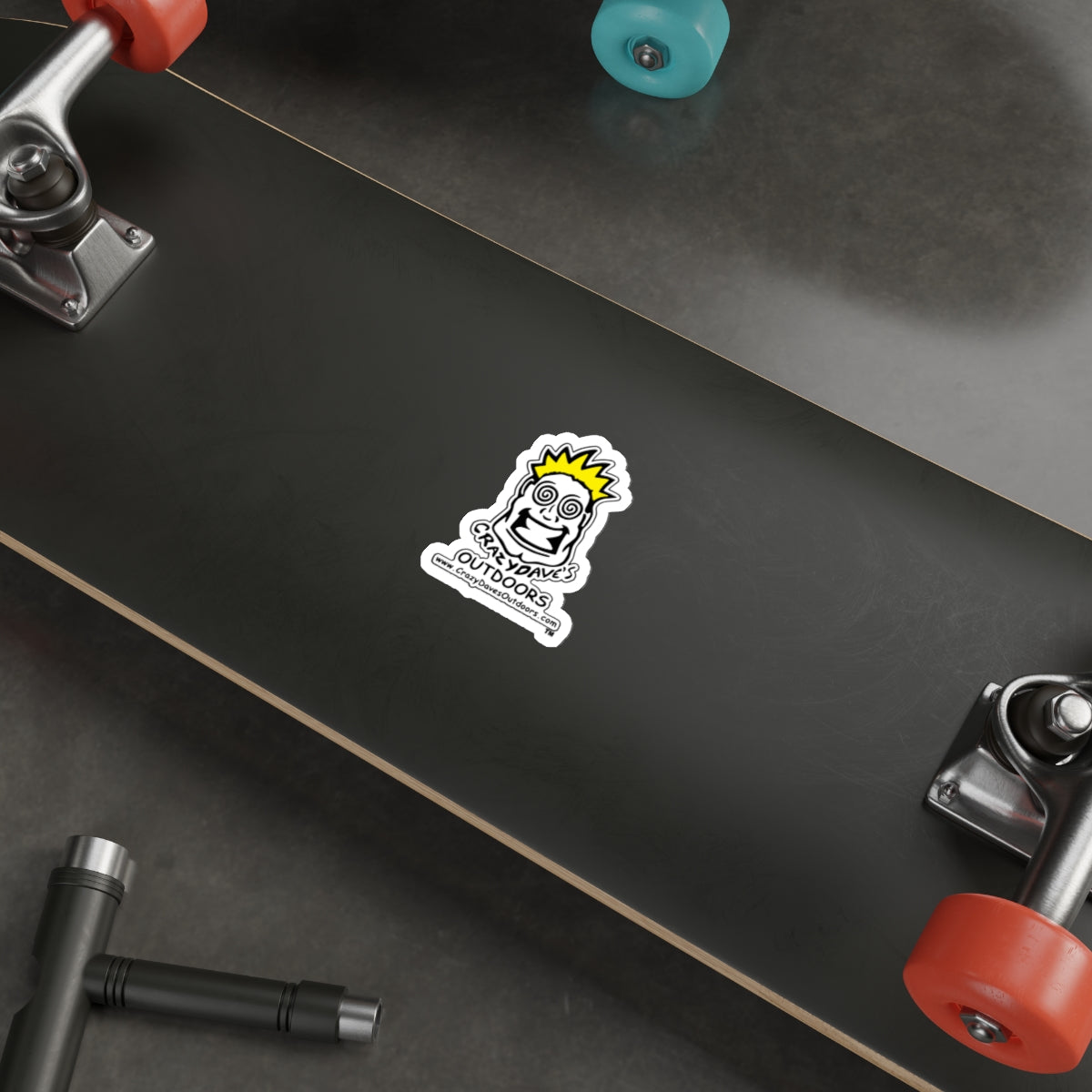 Crazy Dave's Outdoors Die-Cut Stickers | Fun Décor for Laptops, Water Bottles, and Gear | Ideal for Camping, Hiking, and Sports Enthusiasts