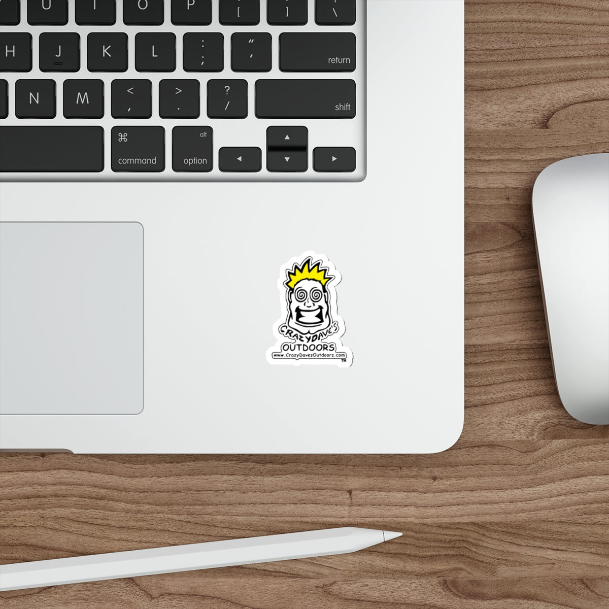 Crazy Dave's Outdoors Die-Cut Stickers | Fun Décor for Laptops, Water Bottles, and Gear | Ideal for Camping, Hiking, and Sports Enthusiasts