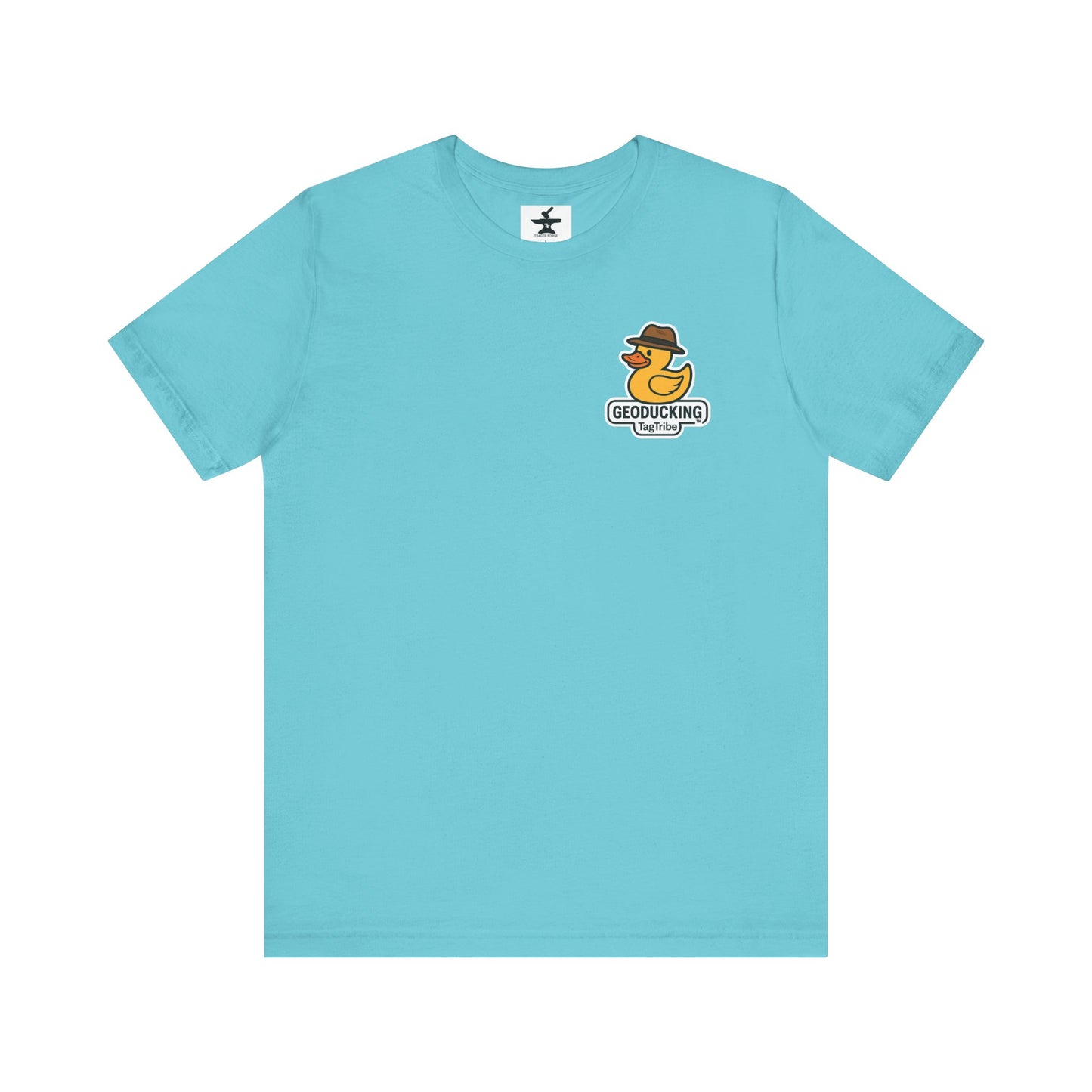 GEODUCKING 1st Gen Front and Back- Tee - Front- Unisex Jersey Short Sleeve Tee