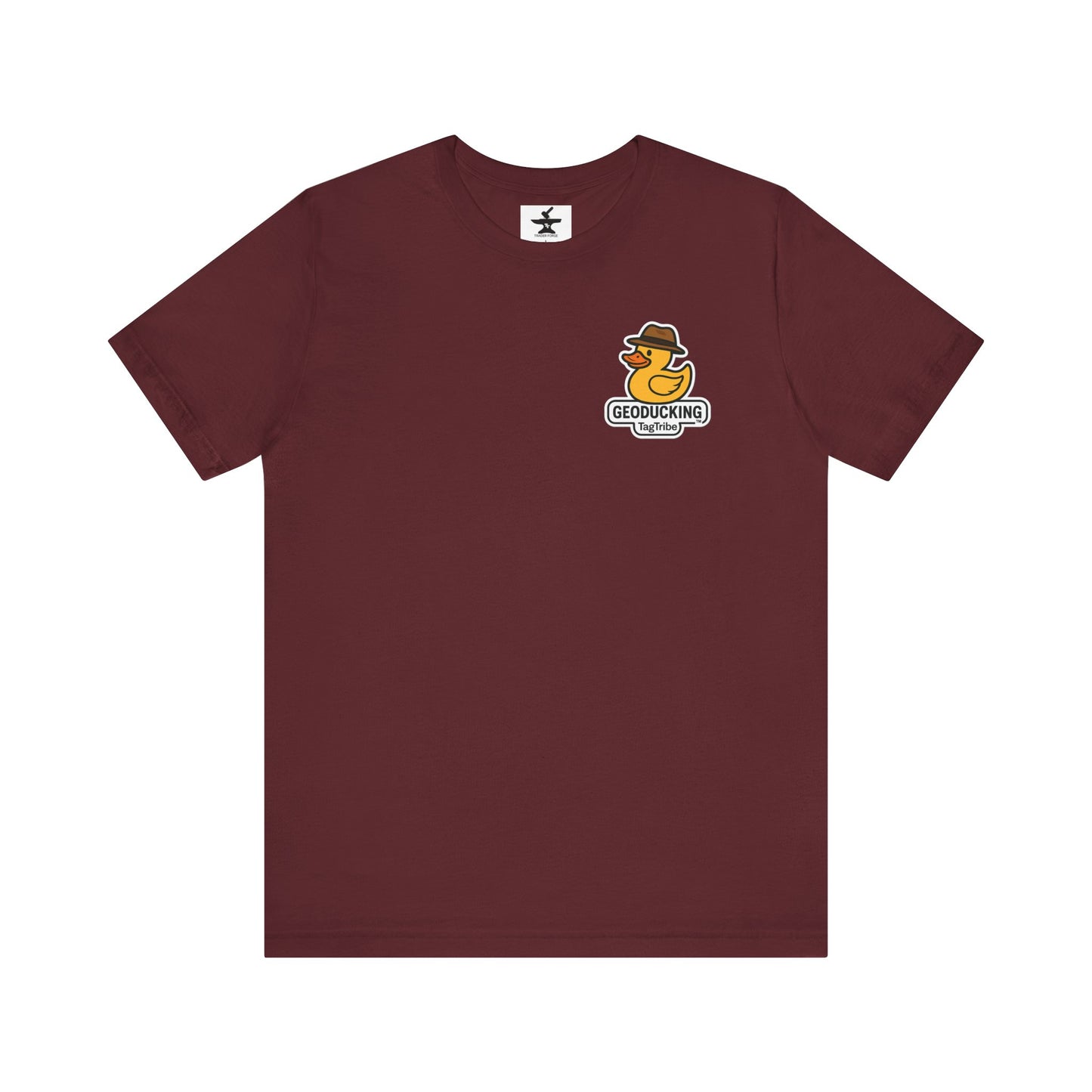 GEODUCKING 1st Gen Front and Back- Tee - Front- Unisex Jersey Short Sleeve Tee