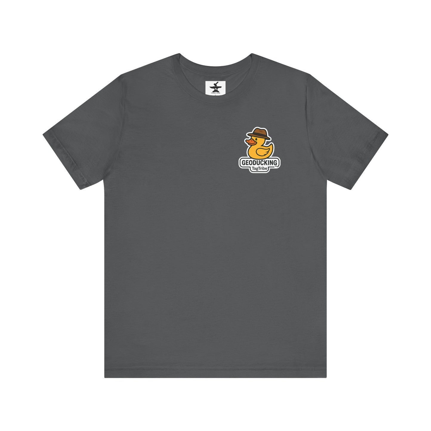 GEODUCKING 1st Gen Front and Back- Tee - Front- Unisex Jersey Short Sleeve Tee