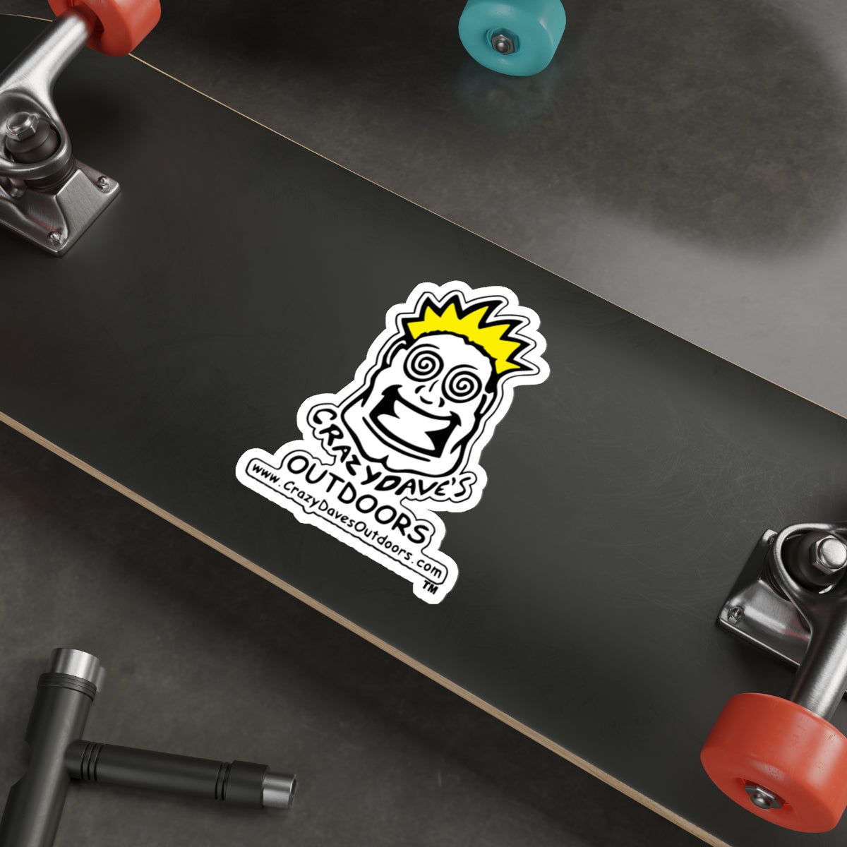 Crazy Dave's Outdoors Die-Cut Stickers | Fun Décor for Laptops, Water Bottles, and Gear | Ideal for Camping, Hiking, and Sports Enthusiasts