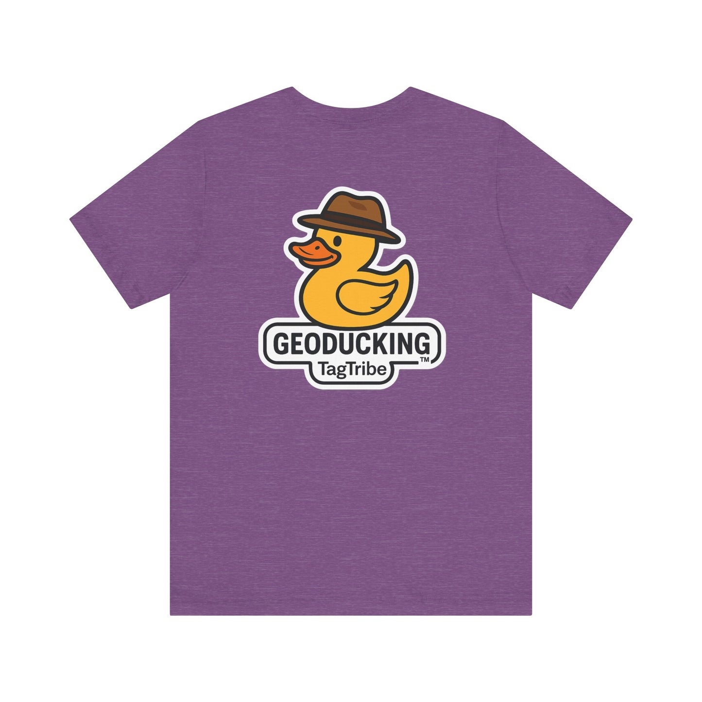 GEODUCKING 1st Gen Front and Back- Tee - Front- Unisex Jersey Short Sleeve Tee