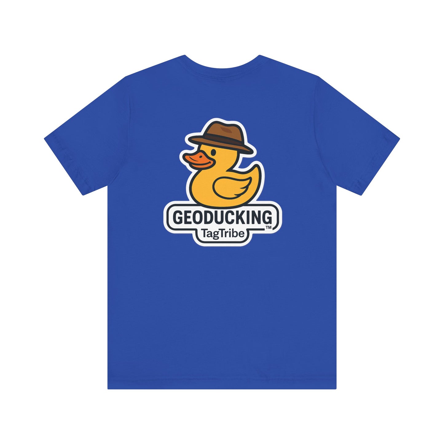 GEODUCKING 1st Gen Front and Back- Tee - Front- Unisex Jersey Short Sleeve Tee