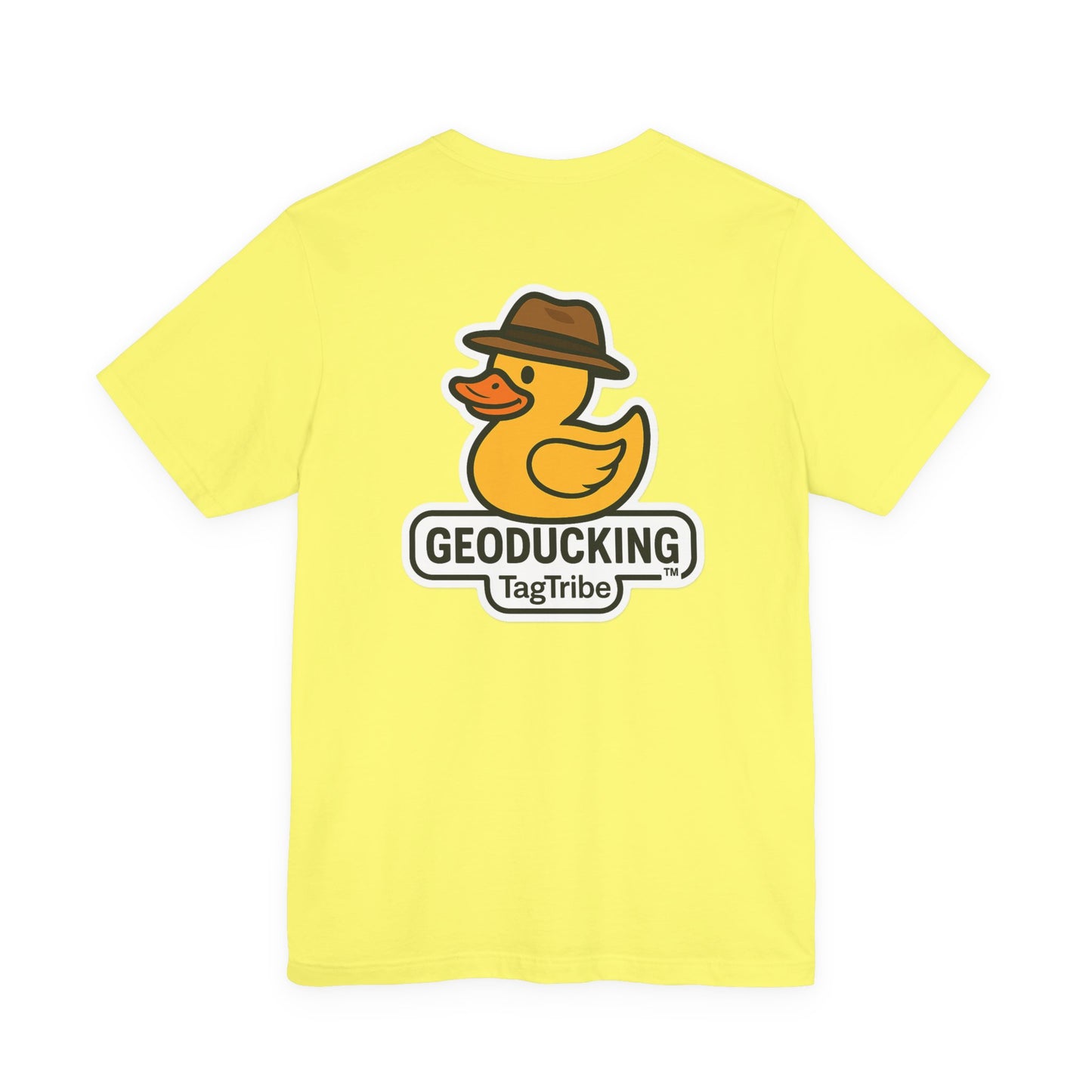 GEODUCKING 1st Gen Front and Back- Tee - Front- Unisex Jersey Short Sleeve Tee