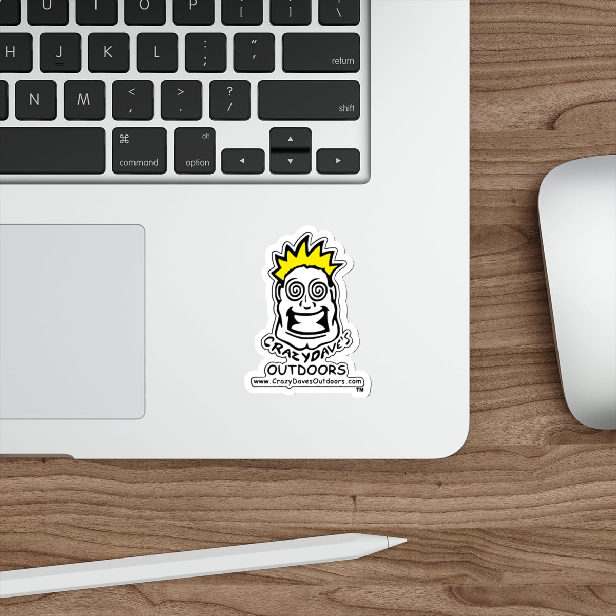 Crazy Dave's Outdoors Die-Cut Stickers | Fun Décor for Laptops, Water Bottles, and Gear | Ideal for Camping, Hiking, and Sports Enthusiasts