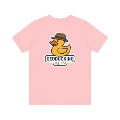 GEODUCKING 1st Gen Front and Back- Tee - Front- Unisex Jersey Short Sleeve Tee