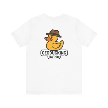 GEODUCKING 1st Gen Front and Back- Tee - Front- Unisex Jersey Short Sleeve Tee