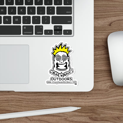 Crazy Dave's Outdoors Die-Cut Stickers | Fun Décor for Laptops, Water Bottles, and Gear | Ideal for Camping, Hiking, and Sports Enthusiasts