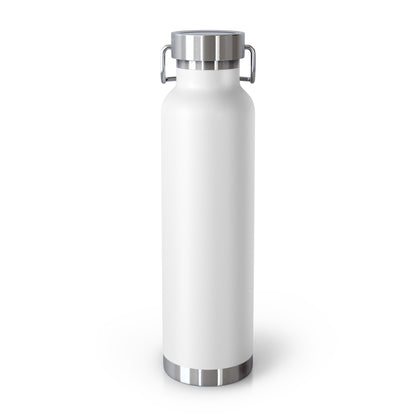 Crazy Dave's Outdoors Logo  - Stylish Insulated Water Bottle, 22oz, Copper Vacuum Flask, Outdoor Hydration Gift, Eco-Friendly Travel Mug, SC Palmetto State Design