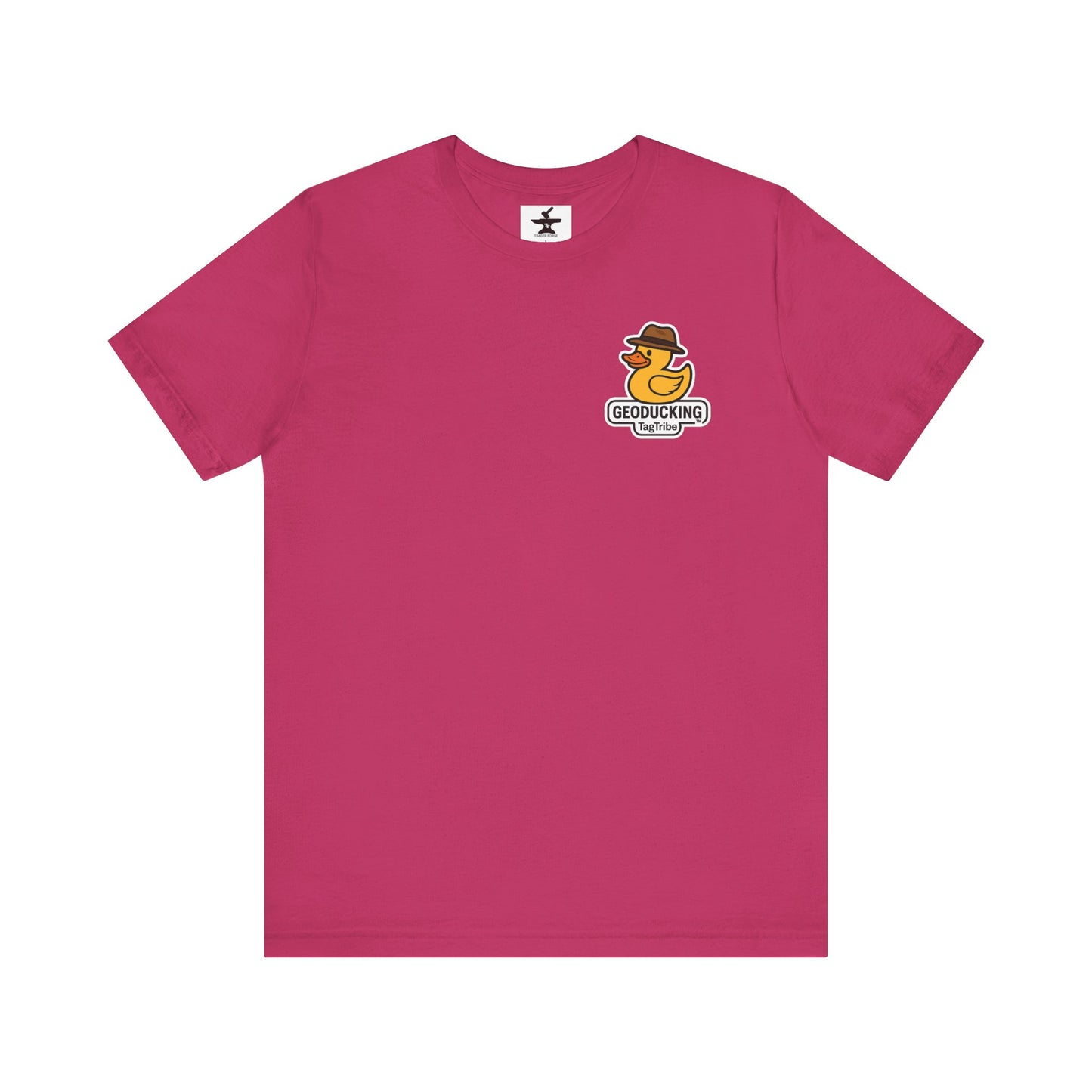 GEODUCKING 1st Gen Front and Back- Tee - Front- Unisex Jersey Short Sleeve Tee