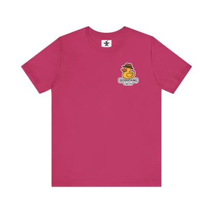 GEODUCKING 1st Gen Front and Back- Tee - Front- Unisex Jersey Short Sleeve Tee
