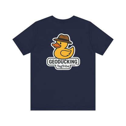 GEODUCKING 1st Gen Front and Back- Tee - Front- Unisex Jersey Short Sleeve Tee