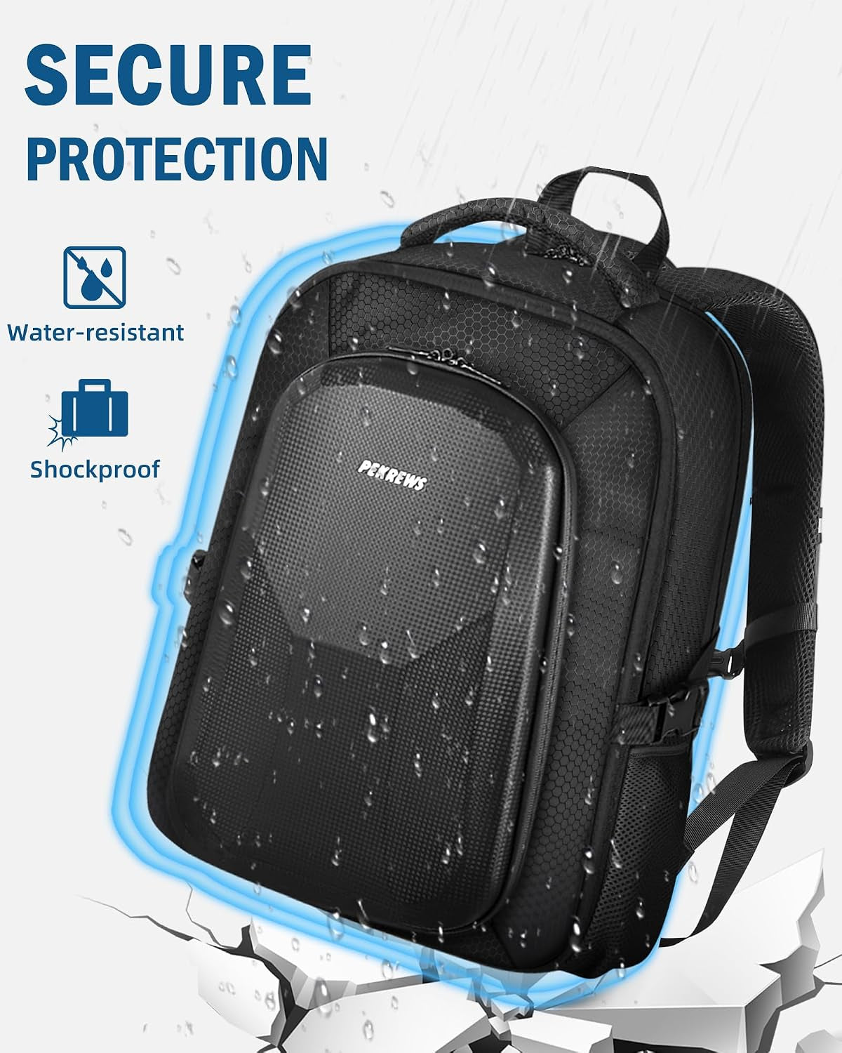 Case for Potensic Atom 2, Large Backpack for Atom 2/Se/3-Axis/Lt | Fits 15.6'' Laptop, 30L Travel Drone Backpack, for Fly More Combo Drone Accessories (Not for RC PTD 1 Remote Controller)