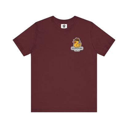 GEODUCKING 1st Gen Front and Back- Tee - Front- Unisex Jersey Short Sleeve Tee