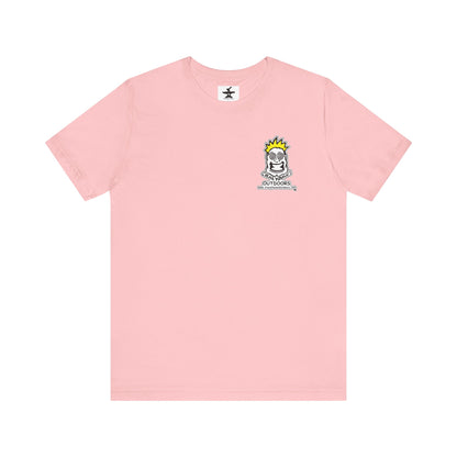 Crazy Daves Outdoors Logo  Front and Back- Tee - Front- Unisex Jersey Short Sleeve Tee
