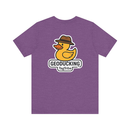 GEODUCKING 1st Gen Front and Back- Tee - Front- Unisex Jersey Short Sleeve Tee