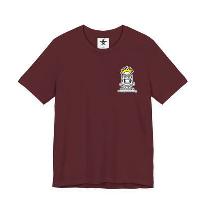 Crazy Daves Outdoors Logo  Front and Back- Tee - Front- Unisex Jersey Short Sleeve Tee