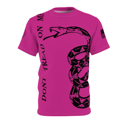 TF - We The People -Dont Tread On Me Abstract Tee - Pink- Unisex Cut & Sew Tee (AOP)