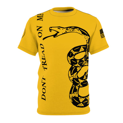 TF - We The People -Dont Tread On Me Abstract Tee - Yellow - Unisex Cut & Sew Tee (AOP)