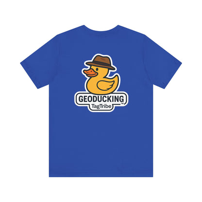 GEODUCKING 1st Gen Front and Back- Tee - Front- Unisex Jersey Short Sleeve Tee