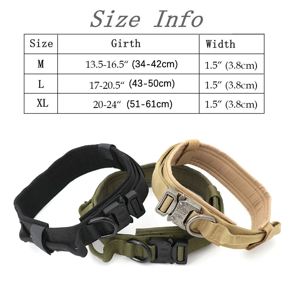 Dog Harness for Large Dogs Collar Leash Molle Pouch Military Harnesses French Bulldog Pet Tactical Training Vest Dog Accessories